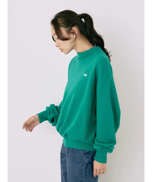 Lee(リー)の「Lee×e.m.a.e.バックプリントプルオーバー(スウェット・レディース・サックスブルー/グリーン/オートミール・FREE)」の5枚目の写真