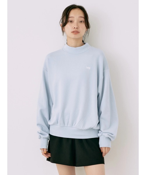 Lee(リー)の「Lee×e.m.a.e.バックプリントプルオーバー(スウェット・レディース・サックスブルー/グリーン/オートミール・FREE)」の10枚目の写真