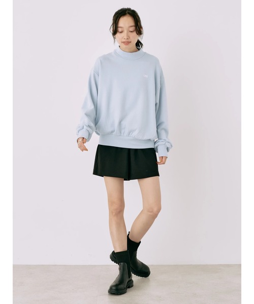 Lee(リー)の「Lee×e.m.a.e.バックプリントプルオーバー(スウェット・レディース・サックスブルー/グリーン/オートミール・FREE)」の11枚目の写真