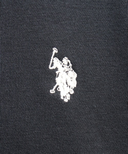 U.S. POLO ASSN.(ユーエスポロアッスン)の「【U.S. POLO ASSN./ユーエスポロアッスン】ワンポイント刺繍 裏毛ハーフジップトレーナー(スウェット・メンズ・ブラック/アッシュグレー/ネイビー・M/L/LL)」の13枚目の写真