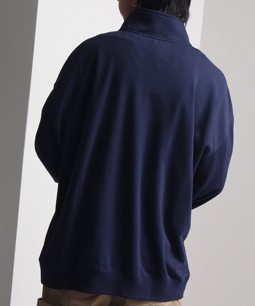 U.S. POLO ASSN.(ユーエスポロアッスン)の「【U.S. POLO ASSN./ユーエスポロアッスン】ワンポイント刺繍 裏毛ハーフジップトレーナー(スウェット・メンズ・ブラック/アッシュグレー/ネイビー・M/L/LL)」の11枚目の写真