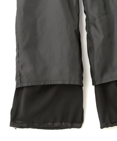 FREE'S MART(フリーズマート)の「◆サテンパラシュ-トパンツ(カーゴパンツ・レディース・ホワイト/ブラック・MEDIUM/SMALL)」の17枚目の写真