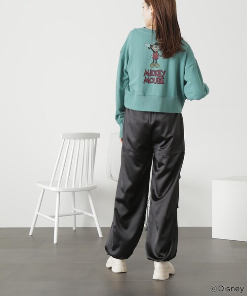 FREE'S MART(フリーズマート)の「◆サテンパラシュ-トパンツ(カーゴパンツ・レディース・ホワイト/ブラック・MEDIUM/SMALL)」の22枚目の写真