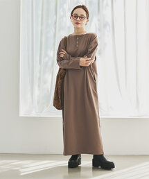 [ 田中亜希子さんコラボ ]低身長向けサイズあり 選べるタイプ ジャージーワンピース