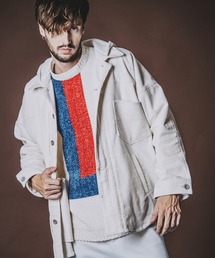 NO ID.（ノーアイディ）の「【NO ID.】Corduroy Hood Big Shirt / コーデュロイ フード ビッグ シャツ（シャツ/ブラウス）」