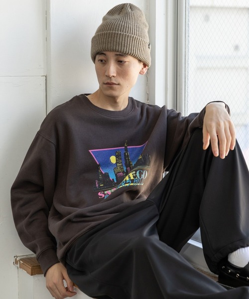 完売品bewithMisayo 立体プルオーバーniko and… ネイビー セール】レトロネオ・シティプルオーバー（Tシャツ/カットソー
