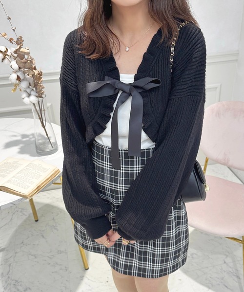 リボンフリルボレロ【ZOZOTOWN限定アイテム】（カーディガン/ボレロ
