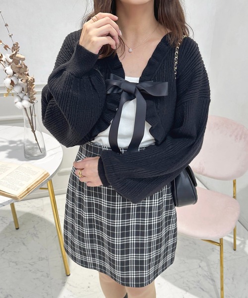 リボンフリルボレロ【ZOZOTOWN限定アイテム】（カーディガン/ボレロ