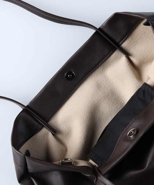 Right-on（ライトオン）の「【PLUS ONE】ヴァーサタイルトート（トートバッグ・メンズ・ブラック/ブラウン・ONE SIZE）」の13枚目の写真