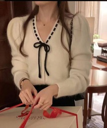 leune｜ルネ（レディース）のカーディガン/ボレロ（リボン）通販