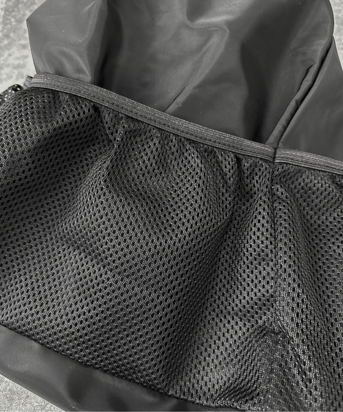 jiasecond.（ジアセカンド）の「【jiasecond.】メッシュ切替えリュックサック / 鞄 バッグ BAG リュック バックパック 巾着 メッシュ ブラック グレー ZOZOTOWN限定（バックパック/リュック・レディース・ブラック/グレー・FREE）」の9枚目の写真