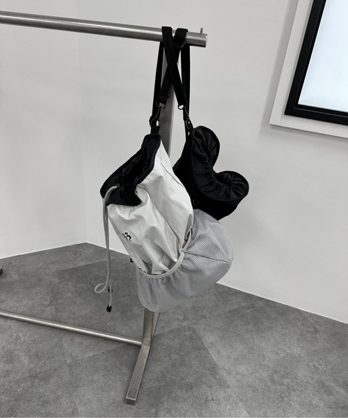 jiasecond.（ジアセカンド）の「【jiasecond.】メッシュ切替えリュックサック / 鞄 バッグ BAG リュック バックパック 巾着 メッシュ ブラック グレー ZOZOTOWN限定（バックパック/リュック・レディース・ブラック/グレー・FREE）」の15枚目の写真