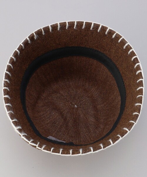 FREAK'S STORE（フリークスストア）の「ハンドステッチ ハット（ハット・レディース・ブラック/ブラウン/オフホワイト・ﾌﾘ-）」の14枚目の写真