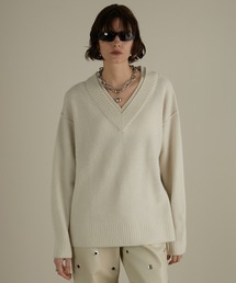 PRANK PROJECT | 【23WINTER PRE ORDER】フォックスオーバーニットトップ / Fox Over Knit Top(ニット/セーター)