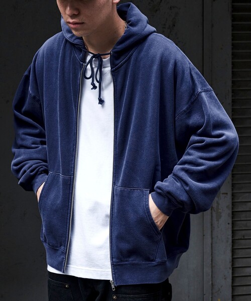 THAMES GATE ジップアップ　トレーナー　スウェット　コットン BEAUTY＆YOUTH UNITED ARROWS トレーナー スウェット コットン裏