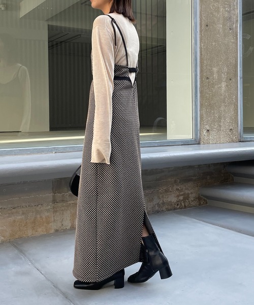 CAPRICIEUX LE'MAGE(カプリシューレマージュ)の「ウール混ニットロンT(ニット/セーター・レディース・ベージュ/ブラック/ホワイト系その他・FREE)」の22枚目の写真