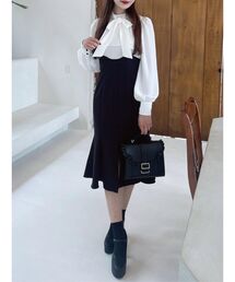 EATME | ボウタイケープワンピース(ワンピース)