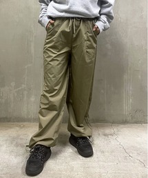 COMON+ | スピンドル 付き ワイド シルエット パラシュートパンツ(カーゴパンツ)