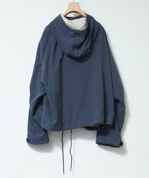URU(ウル)の「URU/ウル/SHORT MODS COAT(ミリタリージャケット・メンズ・ネイビー/グレー・1)」の5枚目の写真