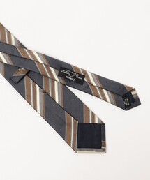 美品 holliday & brown ネクタイ　ブルー　ストライプ　イギリス製 Holliday & Brown ネクタイ | ブルー 小紋柄 シルクタイ - Del