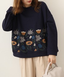 EMAGO 花刺繍プルオーバー