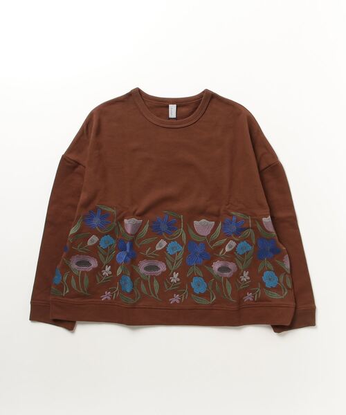 EMAGO 花刺繍ﾌﾟﾙｵｰﾊﾞｰ（スウェット）｜Emago（イマゴ）の