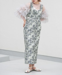 KBF | サイドオープンジャガードワンピース(ワンピース)