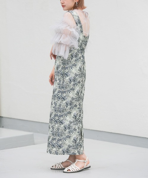 KBF（ケイビーエフ）の「サイドオープンジャガードワンピース（ワンピース・レディース・グレー系その他/イエロー系その他・38/36）」の3枚目の写真