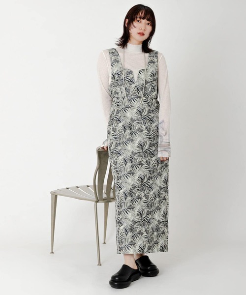 KBF（ケイビーエフ）の「サイドオープンジャガードワンピース（ワンピース・レディース・グレー系その他/イエロー系その他・38/36）」の6枚目の写真