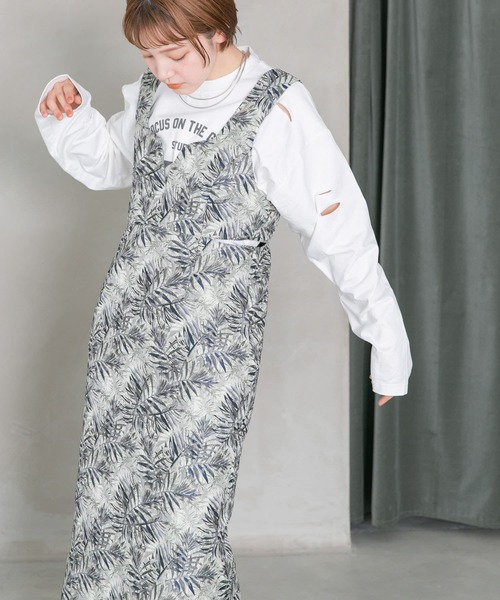 KBF（ケイビーエフ）の「サイドオープンジャガードワンピース（ワンピース・レディース・グレー系その他/イエロー系その他・38/36）」の9枚目の写真