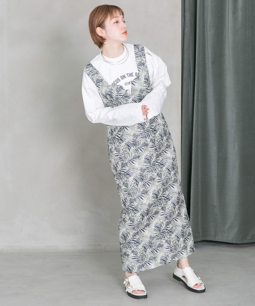 KBF（ケイビーエフ）の「サイドオープンジャガードワンピース（ワンピース・レディース・グレー系その他/イエロー系その他・38/36）」の14枚目の写真