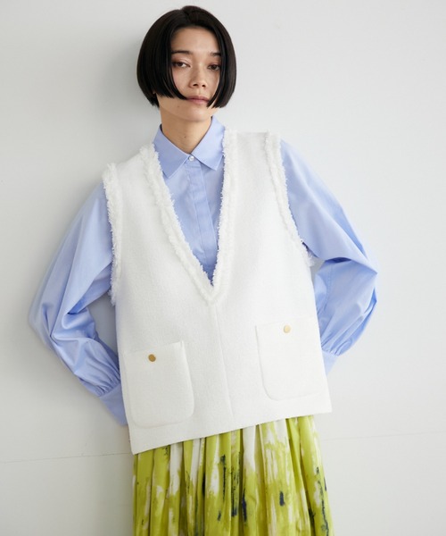 INED（イネド）の「ツイードベスト《PONTETORTO》（ベスト）」 - WEAR