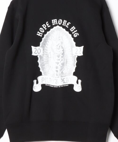 NOTHINKER（ノーシンカー）の「PRAY Zip Hoodie（パーカー・メンズ・ブラック・X-LARGE/LARGE/MEDIUM/SMALL）」の7枚目の写真