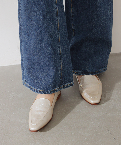 LE TALON（ルタロン）の「《追加》スクエアステッチソフトローファー（ローファー・レディース・アイボリー/シルバー・21.5/22cm/22.5cm/23.5cm/24cm/24.5cm/25.5cm/23cm/25cm/21）」の18枚目の写真