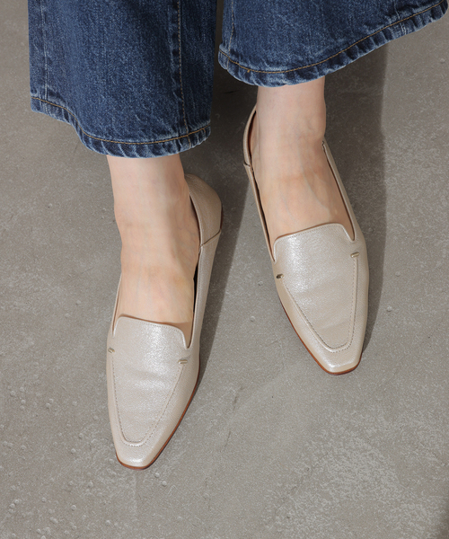 LE TALON（ルタロン）の「《追加》スクエアステッチソフトローファー（ローファー・レディース・アイボリー/シルバー・21.5/22cm/22.5cm/23.5cm/24cm/24.5cm/25.5cm/23cm/25cm/21）」の13枚目の写真