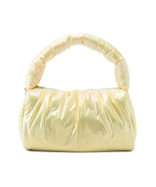 ADAM ET ROPE'（アダムエロペ）の「【サステナブル】ワンハンドルパフバッグ（ハンドバッグ・レディース・グレー/イエロー・FREE）」の3枚目の写真