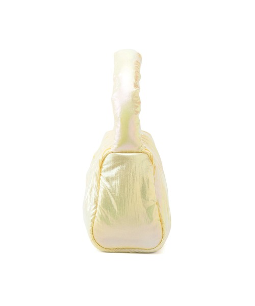 ADAM ET ROPE'（アダムエロペ）の「【サステナブル】ワンハンドルパフバッグ（ハンドバッグ・レディース・グレー/イエロー・FREE）」の4枚目の写真