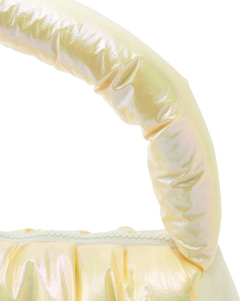 ADAM ET ROPE'（アダムエロペ）の「【サステナブル】ワンハンドルパフバッグ（ハンドバッグ・レディース・グレー/イエロー・FREE）」の6枚目の写真