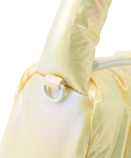 ADAM ET ROPE'（アダムエロペ）の「【サステナブル】ワンハンドルパフバッグ（ハンドバッグ・レディース・グレー/イエロー・FREE）」の8枚目の写真