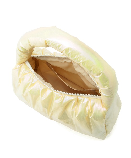 ADAM ET ROPE'（アダムエロペ）の「【サステナブル】ワンハンドルパフバッグ（ハンドバッグ・レディース・グレー/イエロー・FREE）」の11枚目の写真