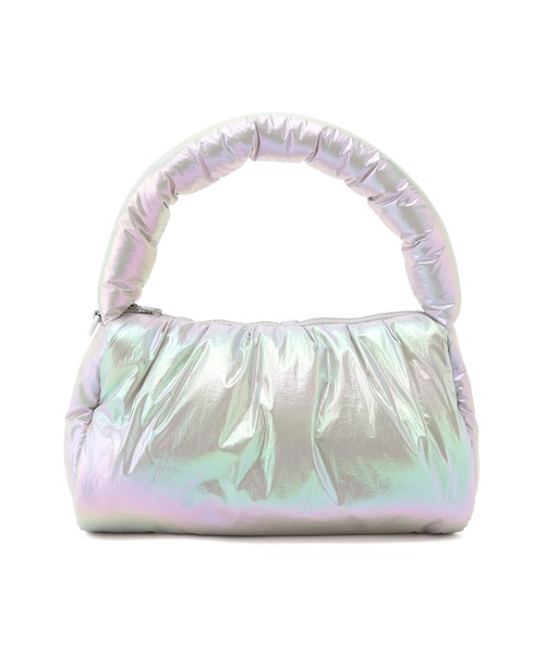 ADAM ET ROPE'（アダムエロペ）の「【サステナブル】ワンハンドルパフバッグ（ハンドバッグ・レディース・グレー/イエロー・FREE）」の12枚目の写真