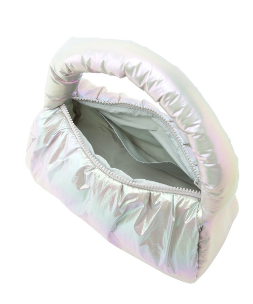 ADAM ET ROPE'（アダムエロペ）の「【サステナブル】ワンハンドルパフバッグ（ハンドバッグ・レディース・グレー/イエロー・FREE）」の13枚目の写真