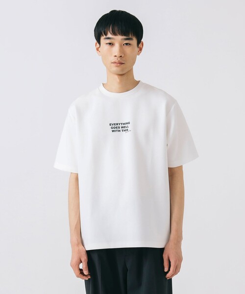 BEAMS HEART / ダンボール ロゴ プリント Tシャツ(吸水速乾)（Tシャツ/カットソー）｜BEAMS HEART（ビームスハート）