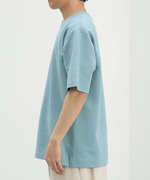 BEAMS HEART（ビームスハート）の「ダンボール ロゴ プリント Tシャツ（吸水速乾・毛玉軽減）（Tシャツ/カットソー・メンズ・ホワイト/グレー/ブルー系その他・S/M/L/XL）」の17枚目の写真