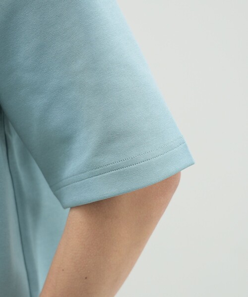 BEAMS HEART（ビームスハート）の「ダンボール ロゴ プリント Tシャツ（吸水速乾・毛玉軽減）（Tシャツ/カットソー・メンズ・ホワイト/グレー/ブルー系その他・S/M/L/XL）」の21枚目の写真