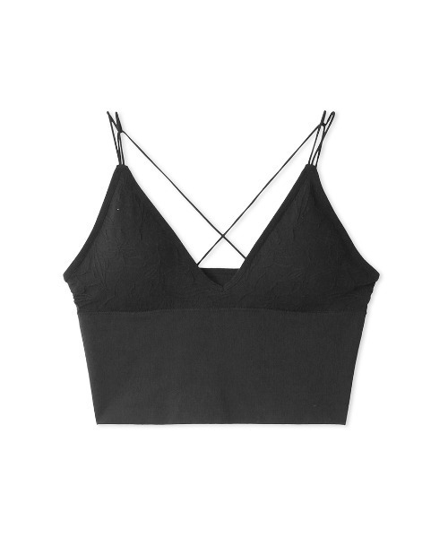 LILY BROWN(リリーブラウン)の「【LILY BROWN Lingerie】カップインキャミ/サントーニ(ブラジャー・レディース・ブラック/オフホワイト/グリーン・FREE)」の7枚目の写真