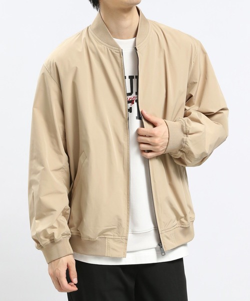 GLOBAL WORK Smile Seed Store(グローバルワーク スマイルシードストア)の「撥水UVMA-1/991837(MA-1・メンズ・ベージュ/カーキ/ブラック・SMALL/X-LARGE/MEDIUM/LARGE)」の1枚目の写真