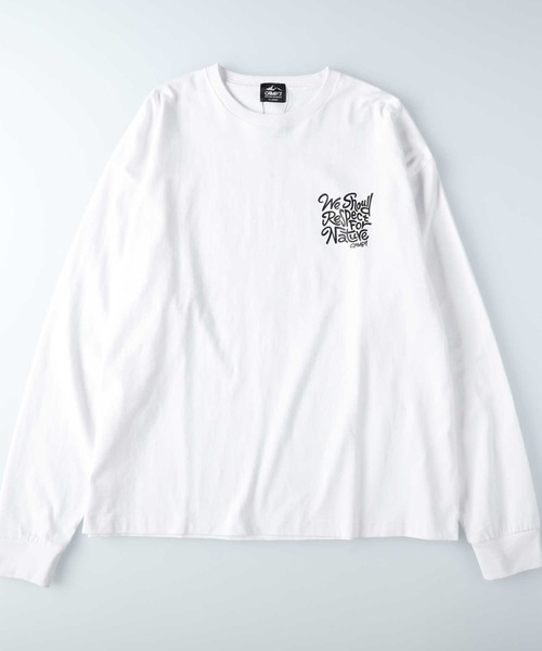 CAMP7(キャンプセブン)の「【CAMP7】バックプリント長袖Tシャツ(Tシャツ/カットソー・メンズ・ブラック/ホワイト・M/L/XL)」の8枚目の写真