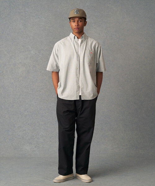 DANTON（ダントン）の「MEN'S T/C TWILL EASY STRAIGHT PANTS（チノパンツ・メンズ・チャコール/グリーン/ネイビー/ベージュ・40/38/42/44）」の7枚目の写真