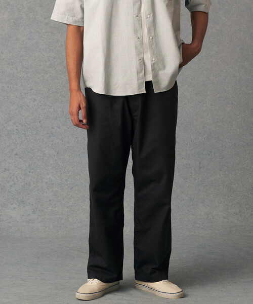 DANTON（ダントン）の「MEN'S T/C TWILL EASY STRAIGHT PANTS（チノパンツ・メンズ・チャコール/グリーン/ネイビー/ベージュ・40/38/42/44）」の2枚目の写真